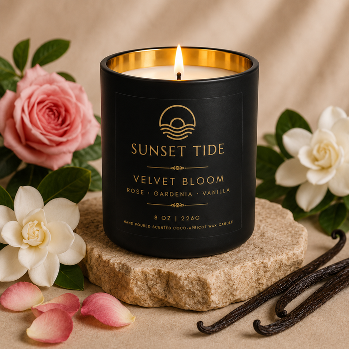 Velvet Bloom Candle